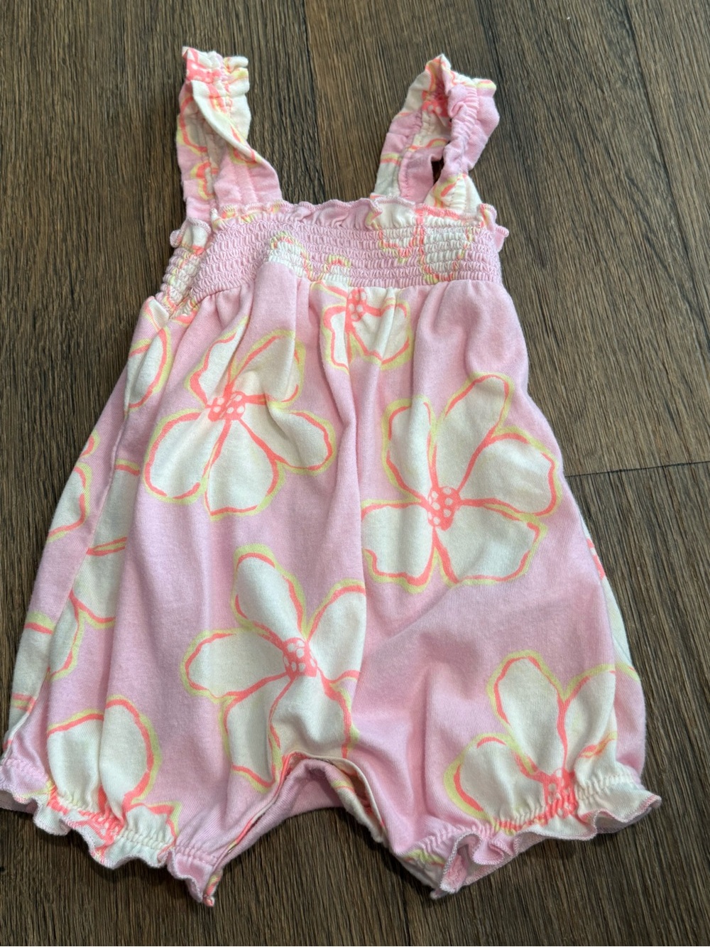 Carter’s- Floral Romper- 0-3 Months